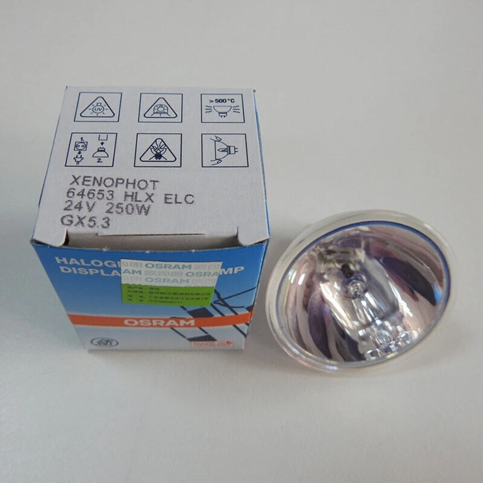 XENOPHOT 64653 ELC 24V250W Endoscope Bulb OSRAM Tungsten Lamp GX5.3 Bulb - Image 2 of 3