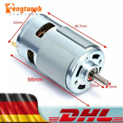 12V 36V 3500-9000Rpm 775 Motor DC Kugellager Große Drehmoment High Power .HOT