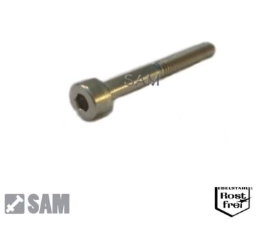 5 Stück DIN 912 A4 M8X55 Edelstahl V4A - Innensechskantschrauben Zylinderkopf