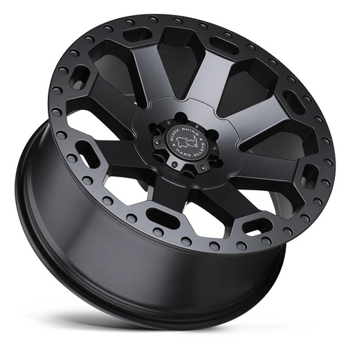 18" Black Rhino Warlord Van Rated Alloy Wheels For Volkswagen Crafter 6x130 - Picture 2 of 5