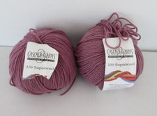 2 Balls Cascade Yarns 220 Superwash Wool Yarn 881 Raspberry 200g 7oz