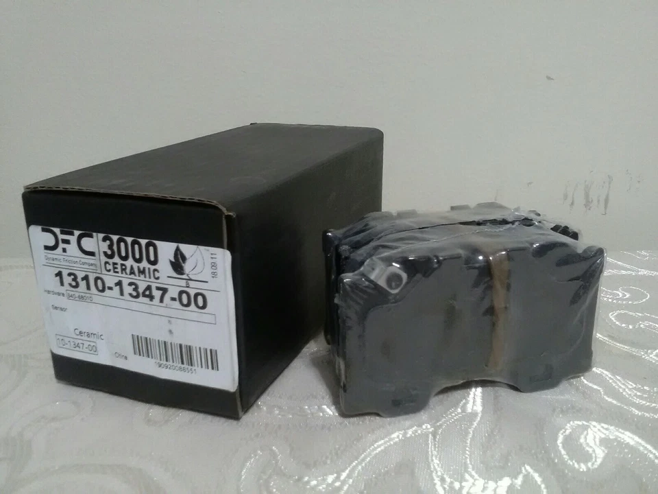 Rotores de freno de ranura de taladro trasero negro Fit Infiniti G37 2008-2009 + pastillas de freno de cerámica Foto 3 de 4