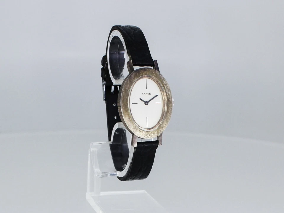 A. LANGE & SÖHNE A. LANGE PFORZHEIM VORM. GLASHÜTTE SCHMUCKUHR SILBER UHR - Bild 4 von 4