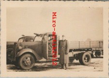 2 x Photo, WW2, Truck with Flatbed on Western Front 1940 N 50179