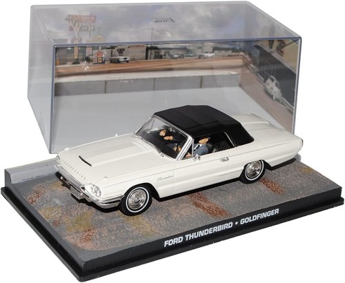 FORD THUNDERBIRD II SQUARE BIRDS CLOSED GOLDFINGER 1:43 BOND 007 EAGLEMOSS - Picture 1 of 3