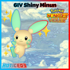 ✨Shiny Minun 6IV✨ Pokemon Scarlet & Violet 🚀Fast🚀 Indigo Disk DLC