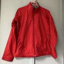 Marmot Waterproof Full Zip Size Medium Women  s Red Long Sleeve Windbreaker