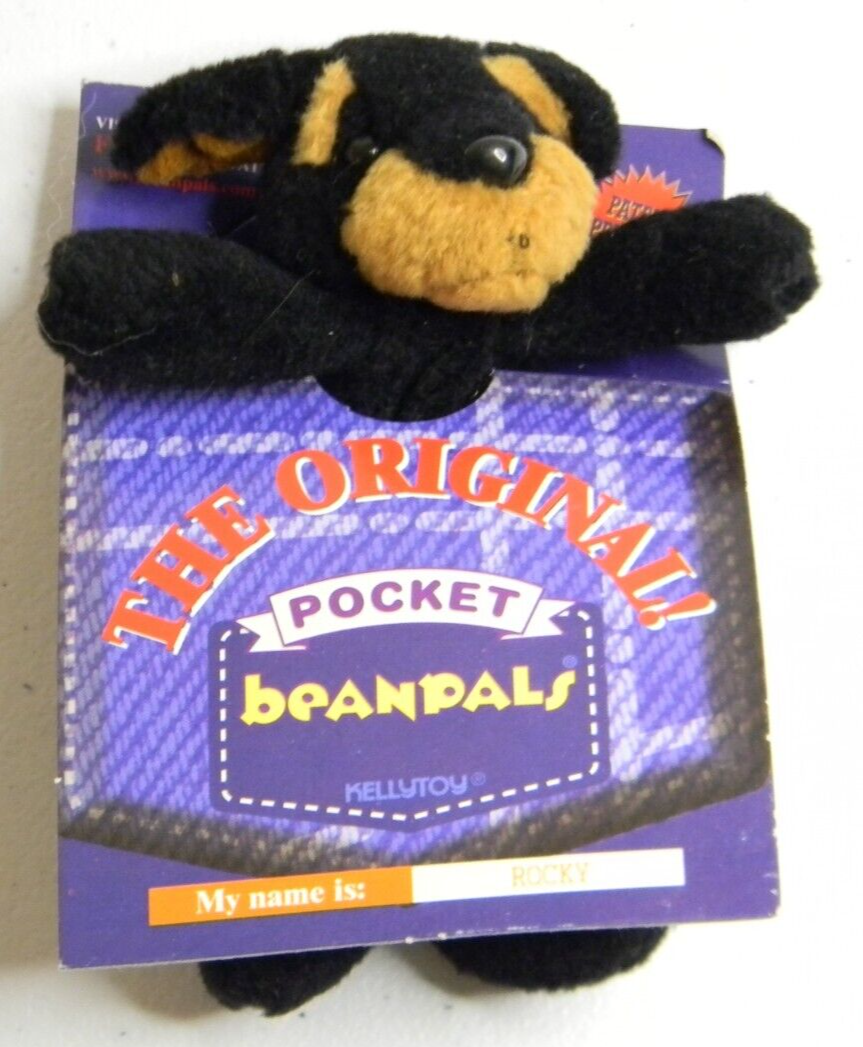 Vintage Kellytoy The Original Pocket Beanpals Rocky toy bean pals