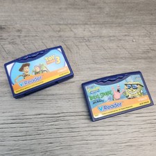 Lot of 2 Total V-Tech Disney Toy Story And Sponge Bob Games