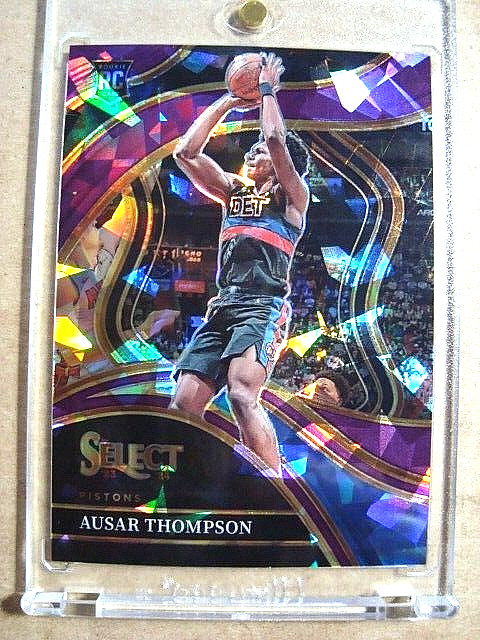 2023-24 Ausar Thompson Panini Select Rookie Courtside Purple Ice Prizm RC /99 🔥
