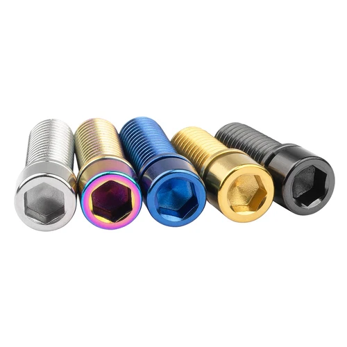 M7/M8x20/25mm Titanium Hex Allen Bolts With Washers Colorful Cap Head Screw - Picture 9 of 10