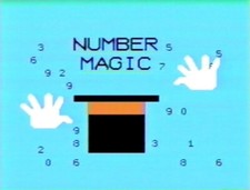 TI-99/4A NUMBER MAGIC EDUCATIONAL BEIGE CARTRIDGE MINT MANUAL TESTED