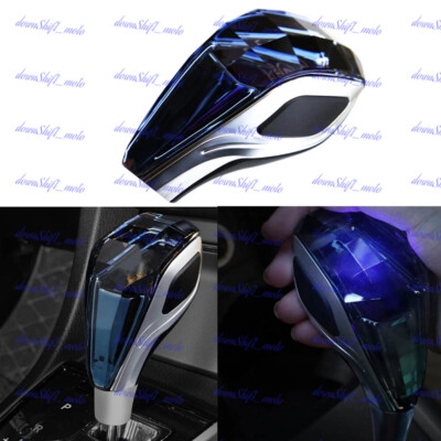 Crystal Handle Touch Motion Activated LED Car Gear Shift Knob Shifter for HONDA