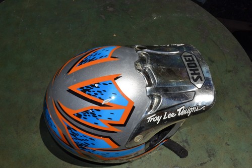 VINTAGE SHOEI VF-X2 MOTOCROSS HELMET Size L TROY LEE DESIGNS - Picture 5 of 7