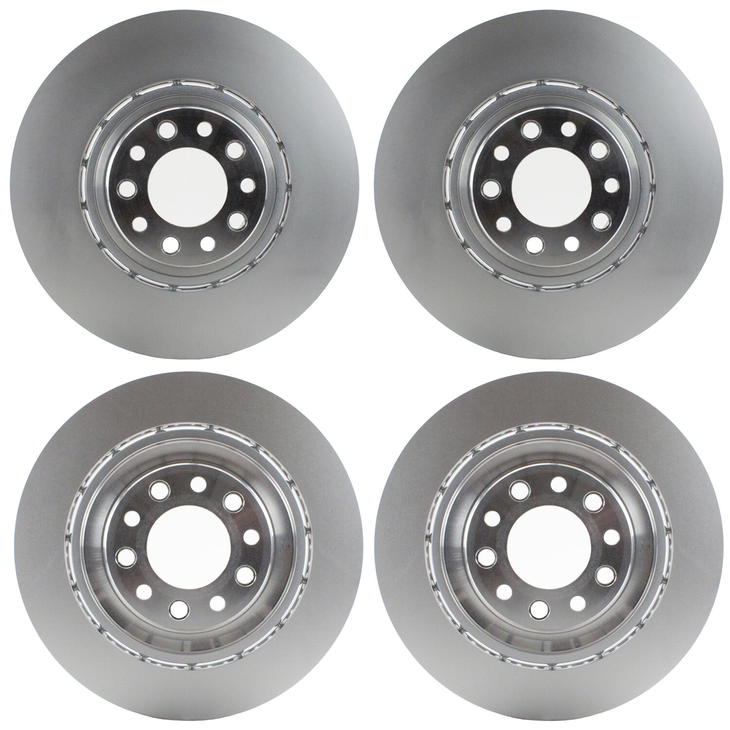 SHW Front 400mm Rear and 370mm Rotors Disc Brake Pad Kit For Bentley Mulsanne