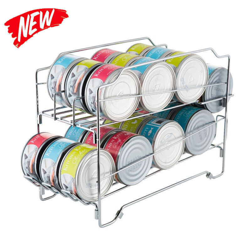 Can Dispenser Dog Cat Pets Storage Rack Stackable Collapsible New