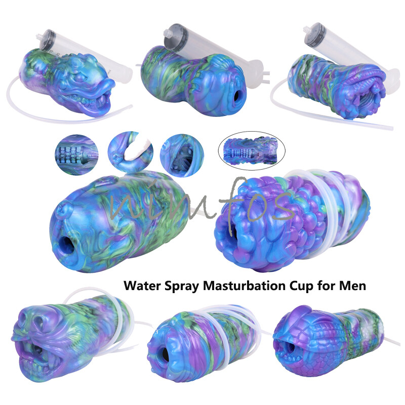 Water Spray Masturbation Cup Sex Toys for Men 3D Realistic G-spot Vaginal  Cup