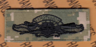 USN Navy Enlisted Expeditionary Warfare Specialist EXW ~3'' patch sewn c/e
