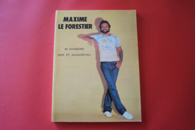 Maxime Le Forestier - 40 Chansons .Songbook Notenbuch .Piano Vocal Guitar PVG