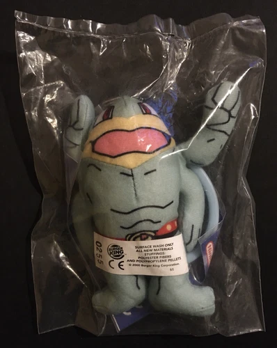 Machamp Burger King Plush Keyring Pokemon World 2000 Kanto Original SEALED NEW