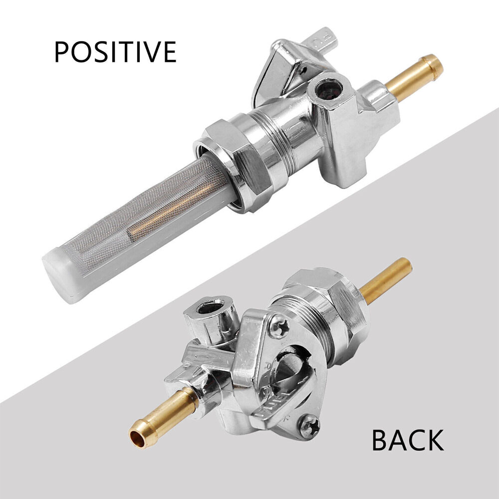 Benzinhahn Für Harley Motorrad - 22mm, Rechtsausführung, Zinklegierung