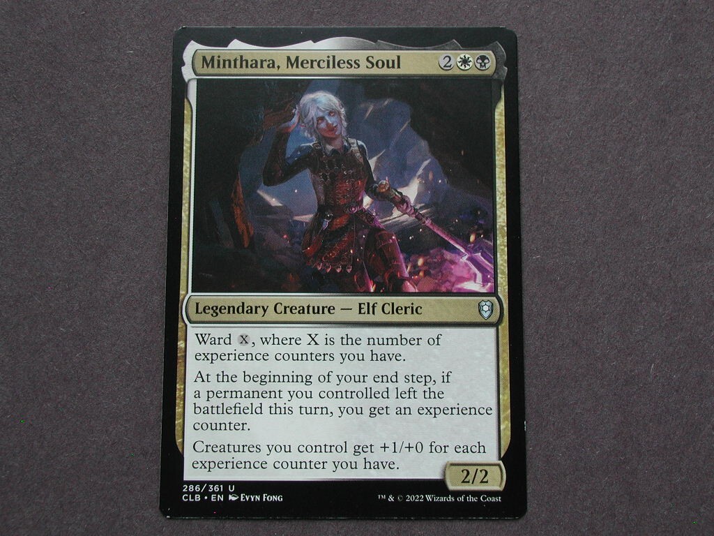 2022 MTG U Legendary Creature "Minthara, Merciless Soul" NM+ Magic Card  #286 CLB | eBay