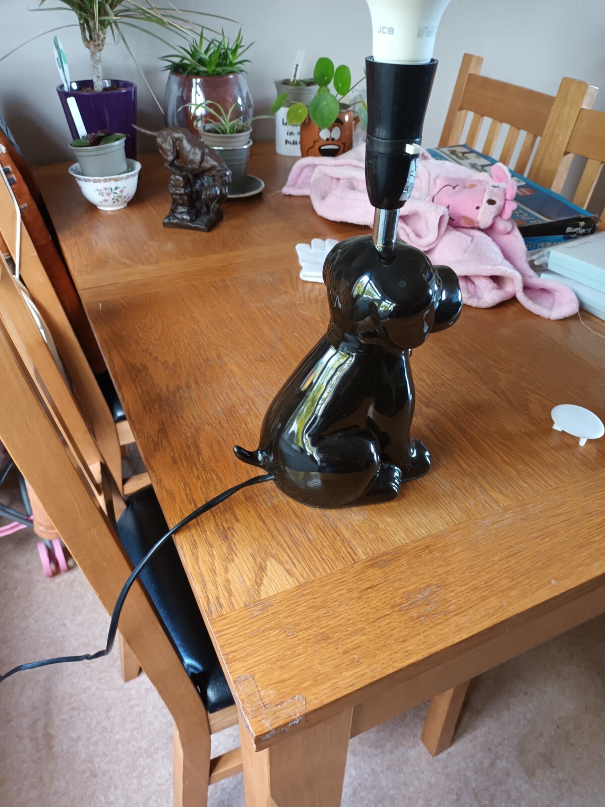 Ceramic doggy lamp base eBay