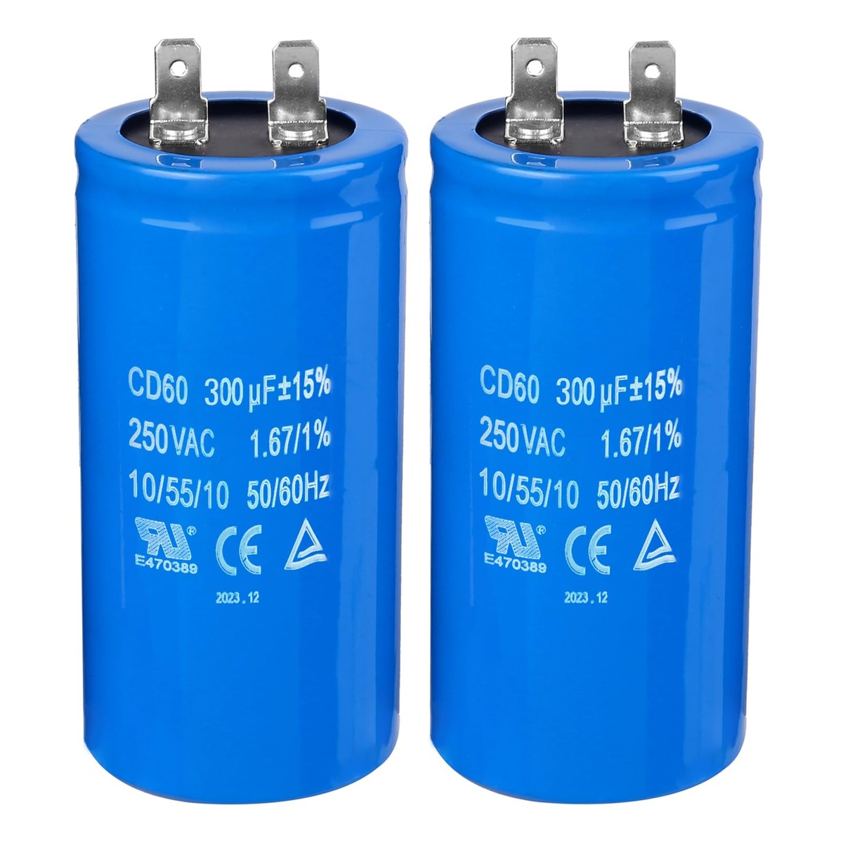 300uF/MFD CD60 Motor Start Capacitor 250VAC 50/60Hz for Electric