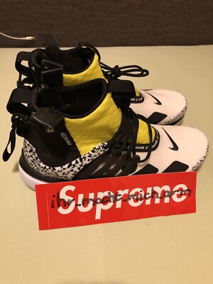 EU Größe 38,5 - Nike Air Presto Mid x Acronym Dynamic Yellow 2018