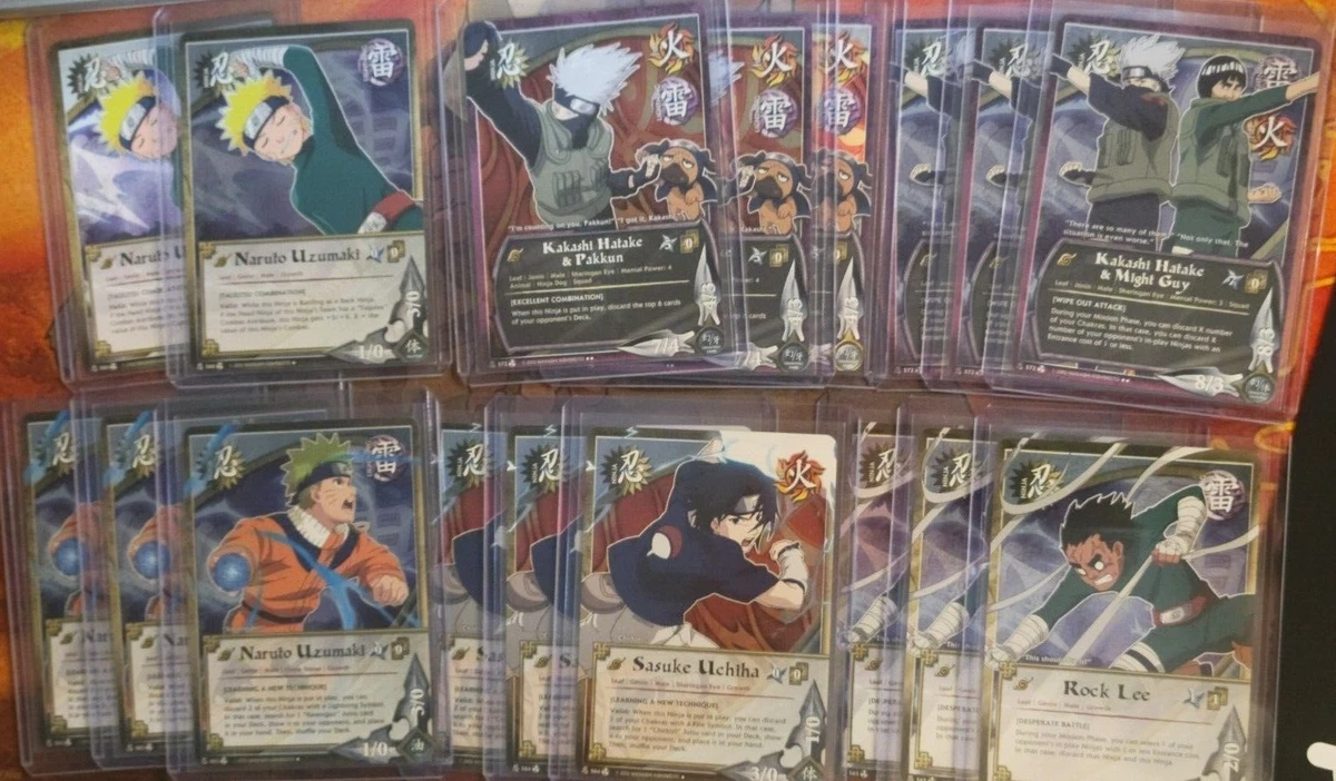 Naruto CCG Rare Individual Collectible Card Game Cards for sale