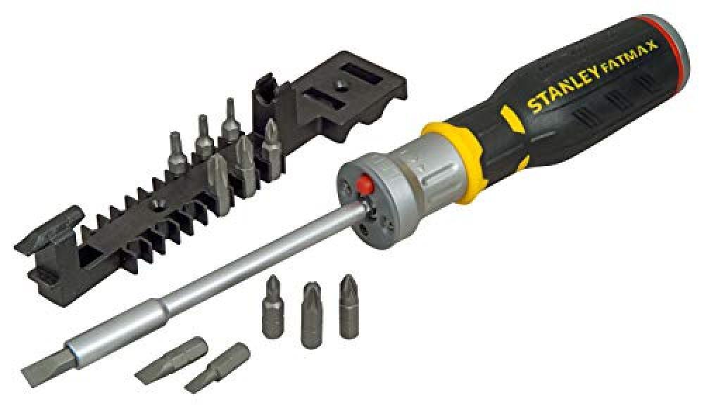 (TG. 12 Inserti) Stanley FMHT0-62689 Cacciavite PortaInserti a cricchetto, Set d
