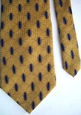 Barrington Men's 100 Silk Neck Tie Yellow Gold 4" x 56"