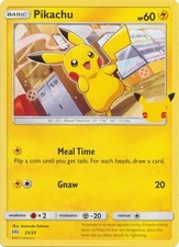 1x Pikachu - 25/25 - McDonald's 25th Anniversary Promo NM-Mint Pokemon McDonald'