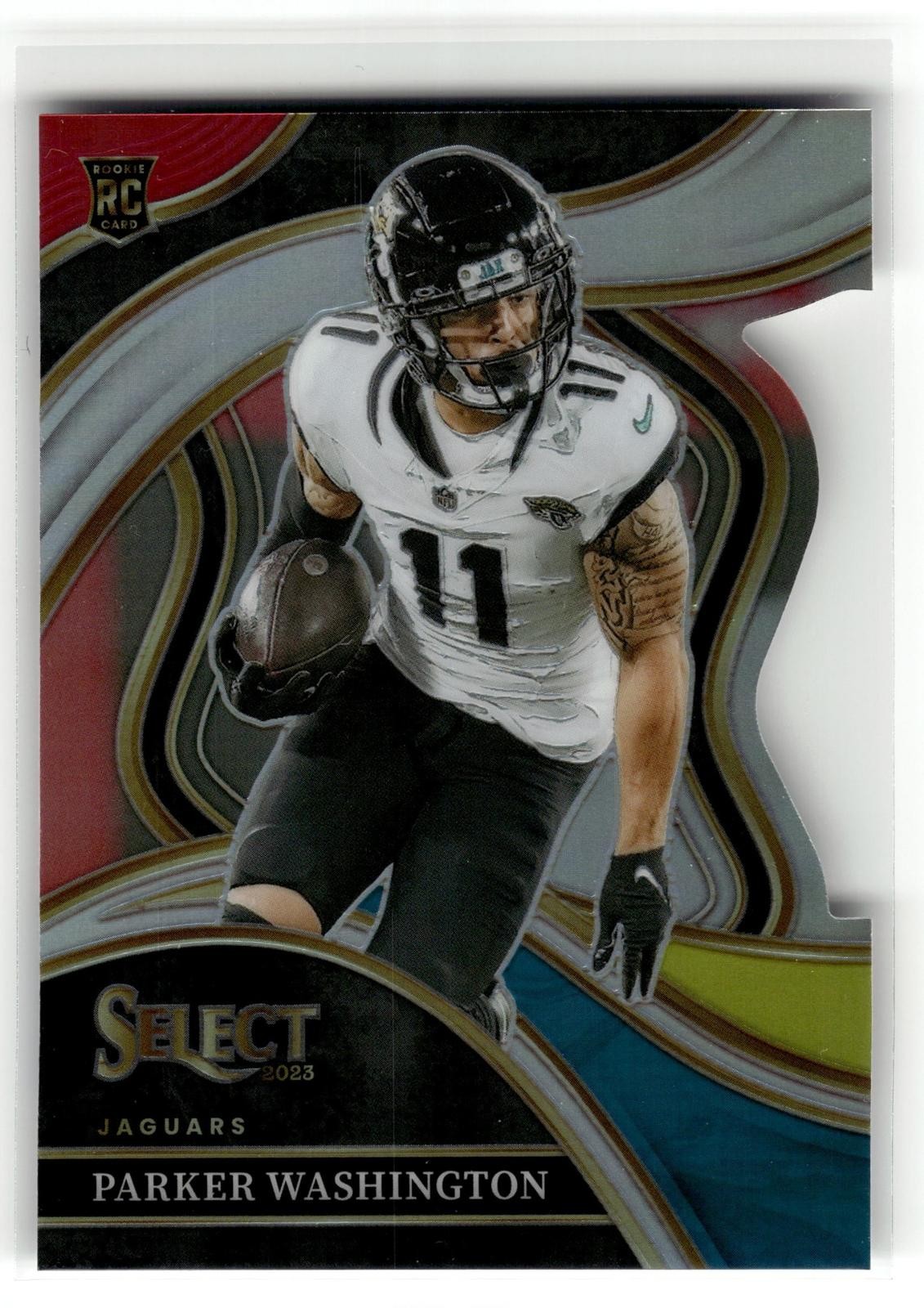 Parker Washington Panini Select #227 Red/Yellow Die Cut