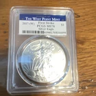 2017-W American Silver Eagle $1 1 oz Silver PCGS MS70 First Strike