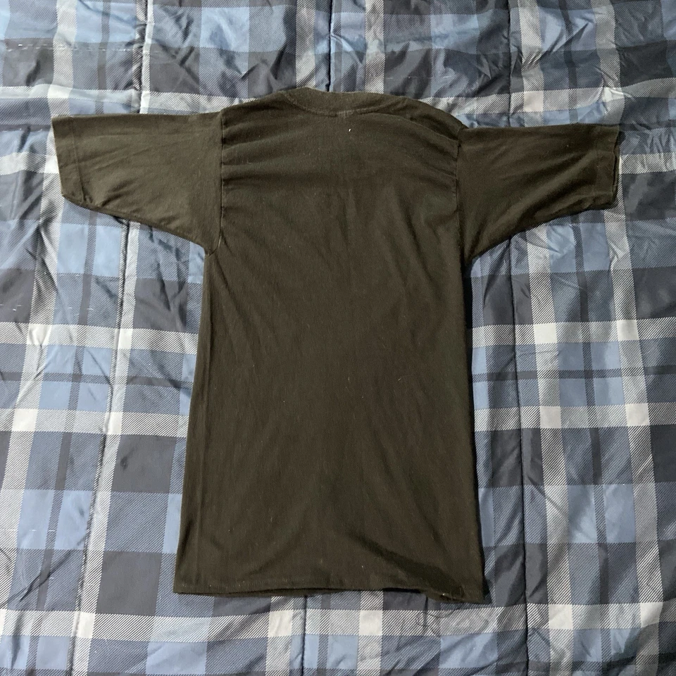 Verdadero Vintage Brillo Velva de una sola puntada años 70/80 Society of P.O.E.T.S. Camiseta Foto 2 de 4