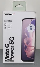 Verizon Moto G Power 5G 128GB/8GB Prepaid Phone Midnight Blue New 