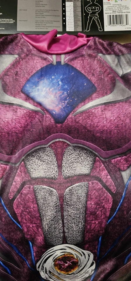 Dress Up Play Power Rangers Rosa Niñas 4-6X NUEVO Foto 3 de 4