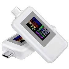 Jacobsparts Usb Type-c Power Tester Voltage Current Capacity Meter 4-30v 5a Usb-