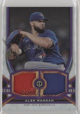 2023 Topps Tribute Dual Relics Purple 48/50 Alek Manoah #DR-AM v1x
