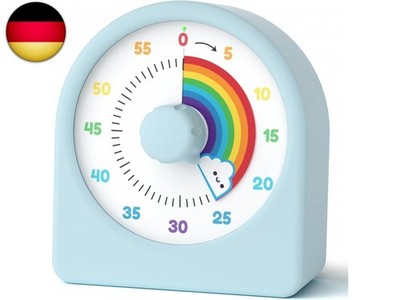 LIORQUE Visueller Timer 60 Minuten Countdown Timer mit Pausenfunktion |