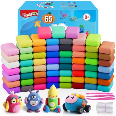 Modeling Clay Kits - 65 Colors Dry Clay for , DIY Molding Toys with Sculpting...