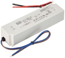 Mean Well Power Supply LPV-100-12 Waterproof Outdoor 100W 8.5A 12VAC/DC Output