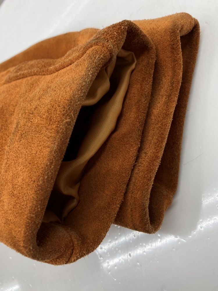 Schott Schott Western Suede Jacket Button Biker O… - image 9