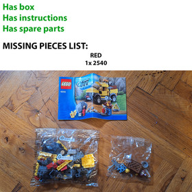 LEGO 4200 Mining 4x4 - INCOMPLETE (check photos and description)
