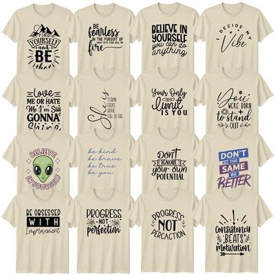 Inspirierend Motivierend Erwachsene T-Shirt Selbstermächtigung Positive Vibes Geschenk
