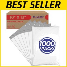 1000 Pack 10x13" Poly Mailers Bulk, Self Seal Shipping Bags