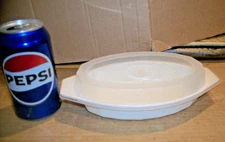 Vintage Anchor Hocking 17 Ounce Freeze Heat & Serve Microwave Cooker Dish/Bowl