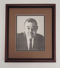 Joe Louis Beckett BAS LOA Signed 8x10 Photo Framed To 14x16 Autograph