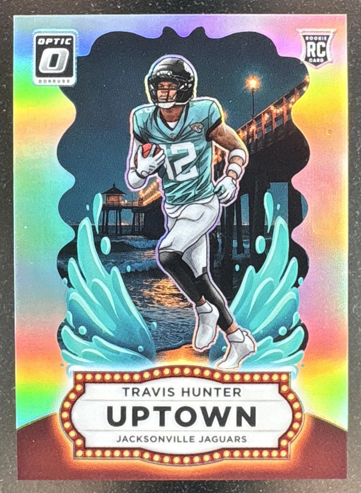 2025 Panini Donruss Optic Travis Hunter #21 Uptown Rookie SSP Jaguars